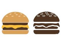 Illustrator设计汉堡图标