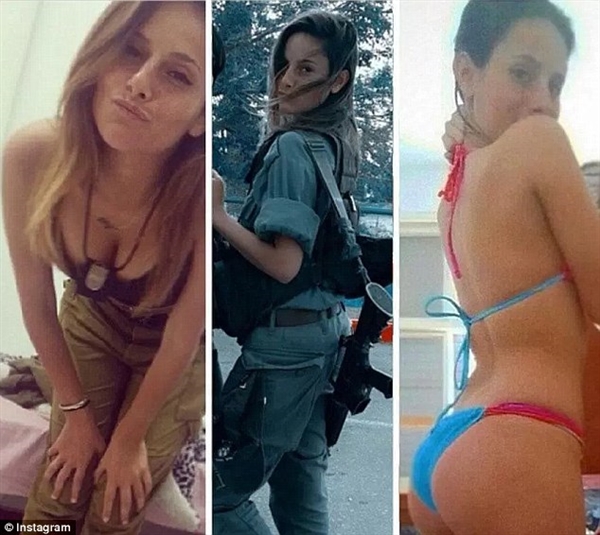 以色列女兵晒比基尼照片走红 网友：想不关注都难