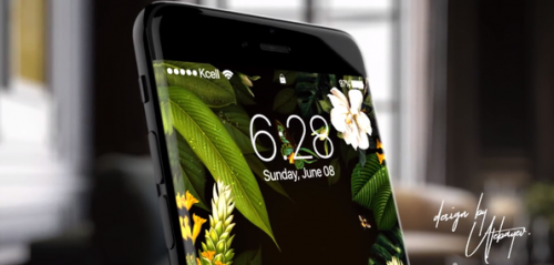 iPhone 8概念机曝光：采用曲面屏 配备亮黑色后壳