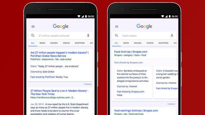 谷歌全面推广「事实核查」功能，将在搜索结果中标注「权威信息源」