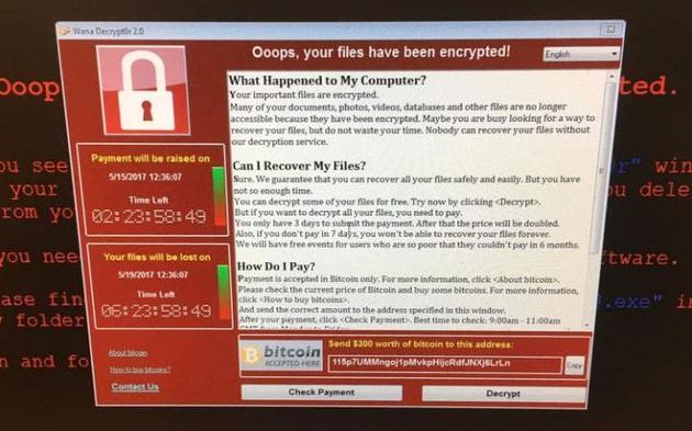 全球近100个国家遭勒索软件攻击 7.5万台计算机感染