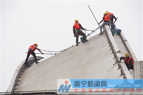 广西南宁4座桥梁喷涂工程三期项目计划11月30日前完工