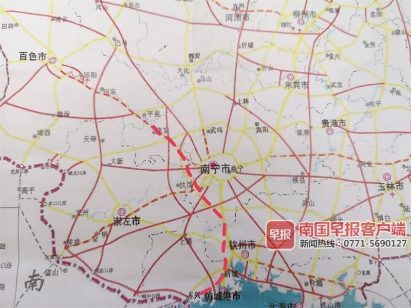 缓解过境压力 广西南宁吴圩机场至隆安高速月底开工